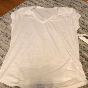 White. CAlvin Klein T-shirt